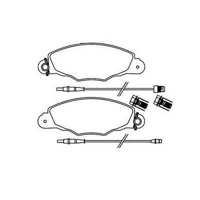 MDB2106 Plaquettes de frein Performance Mintex