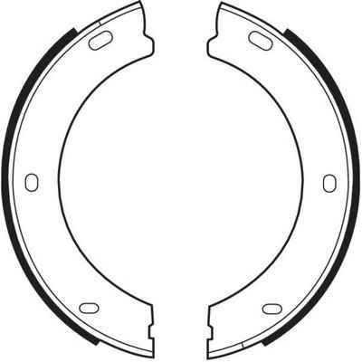 MTECSH1266 Garnitures du tambour de frein