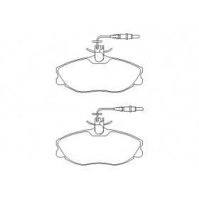 MTECPAD4500 Plaquettes de frein performance Brakes and Spacers