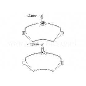 DP31550C Plaquettes de frein EBC Redstuff