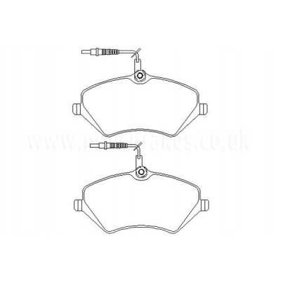 DP31550C Plaquettes de frein EBC Redstuff