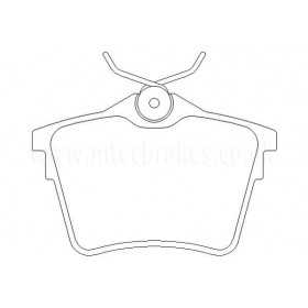 DP31551C Plaquettes de frein EBC Redstuff