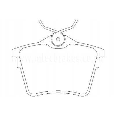 DP31551C Plaquettes de frein EBC Redstuff