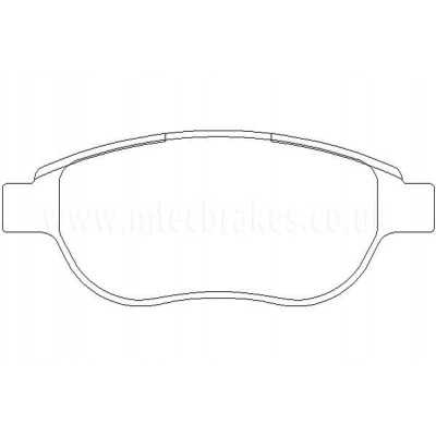 MDB2186 Plaquettes de frein Performance Mintex