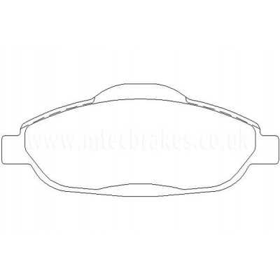 BW4311 Plaquettes de frein Performance Brakeworld