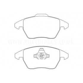 DP31517/2C Plaquettes de frein EBC Redstuff
