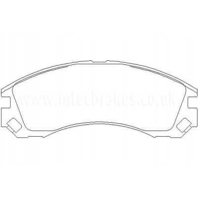 MDB2174 Plaquettes de frein Performance Mintex