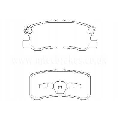 MTECPAD4210 Plaquettes de frein performance Brakes and Spacers
