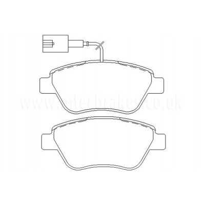 MDB2239 Plaquettes de frein Performance Mintex