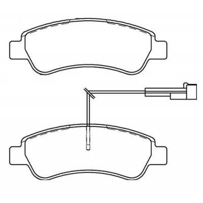 BW4474 Plaquettes de frein Performance Brakeworld