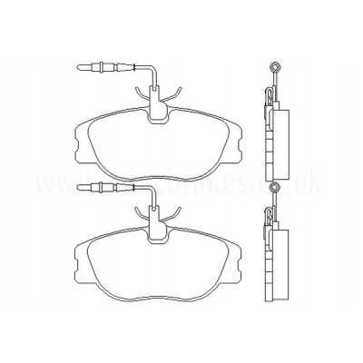 BW639 Plaquettes de frein Performance Brakeworld
