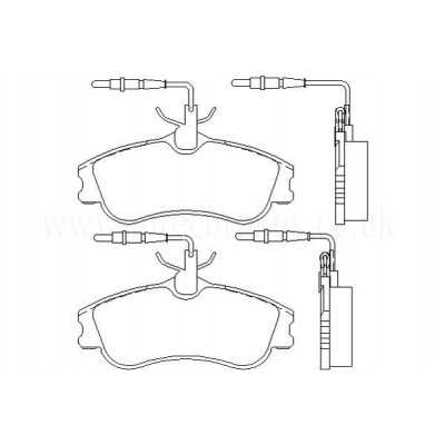 BW711 Plaquettes de frein Performance Brakeworld