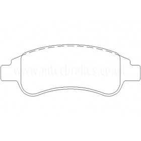 DP21374 Plaquettes de frein EBC Greenstuff 