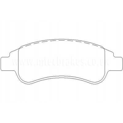 DP21374 Plaquettes de frein EBC Greenstuff 