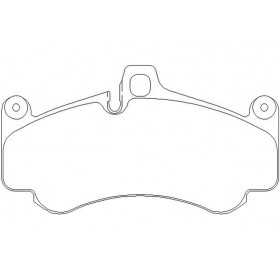 MDB3033 Plaquettes de frein Performance Mintex