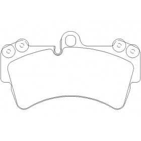 MTECPAD4498 Plaquettes de frein performance Brakes and Spacers