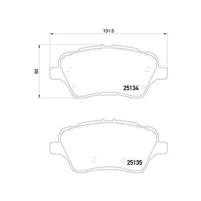 BW4419 Plaquettes de frein Performance Brakeworld