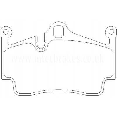 MDB2889 Plaquettes de frein Performance Mintex