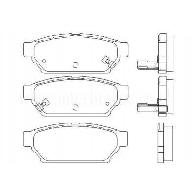 DP3986C Plaquettes de frein EBC Redstuff