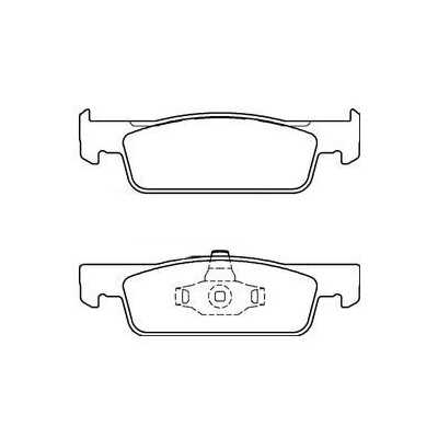 MDB3360 Plaquettes de frein Performance Mintex
