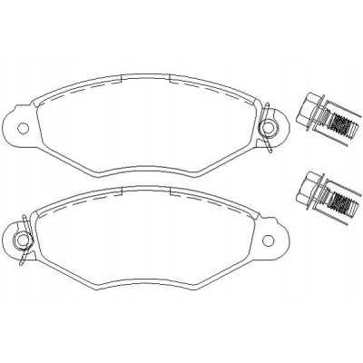 BW745 Plaquettes de frein Performance Brakeworld