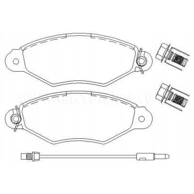 MDB2055 Plaquettes de frein Performance Mintex