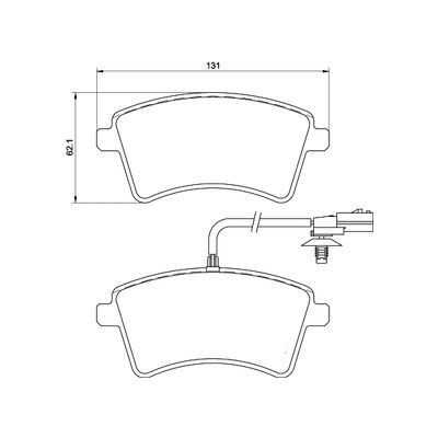 MDB3234 Plaquettes de frein Performance Mintex