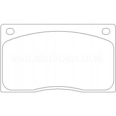 DP3262C Plaquettes de frein EBC Redstuff