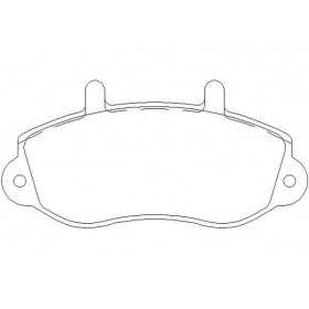 MDB1993 Plaquettes de frein Performance Mintex