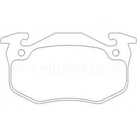 MTECPAD4396 Plaquettes de frein performance Brakes and Spacers