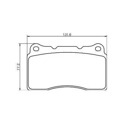 MDB1859 Plaquettes de frein Performance Mintex