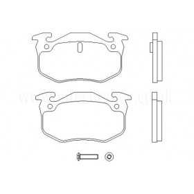 DP3983C Plaquettes de frein EBC Redstuff