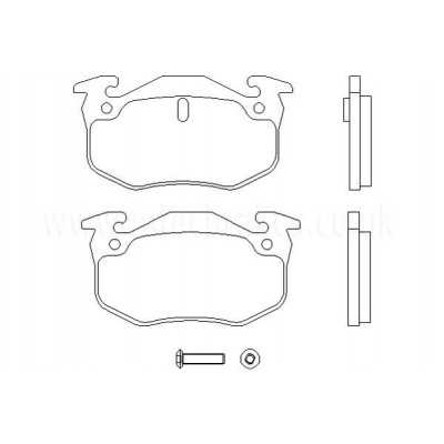 MDB1677 Plaquettes de frein Performance Mintex