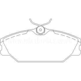 P68027 Plaquettes de frein Brembo
