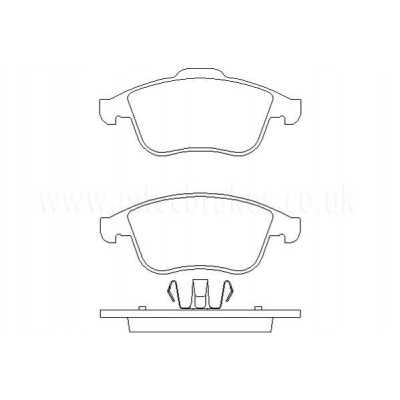 BW4312 Plaquettes de frein Performance Brakeworld