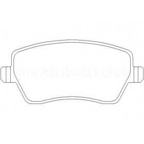 BW4075 Plaquettes de frein Performance Brakeworld