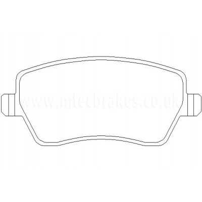 BW4075 Plaquettes de frein Performance Brakeworld
