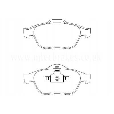 DP31353C Plaquettes de frein EBC Redstuff