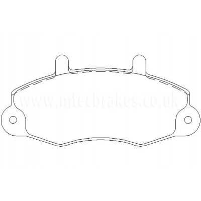 MDB2600 Plaquettes de frein Performance Mintex