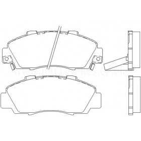 MTECPAD4460 Plaquettes de frein performance Brakes and Spacers