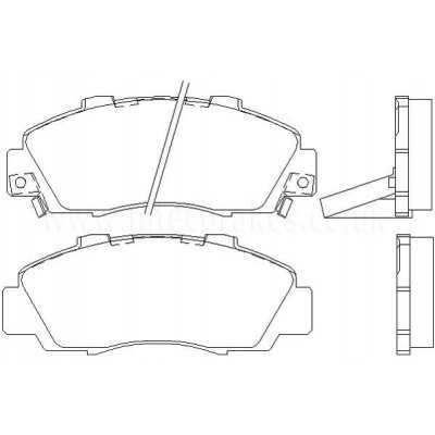 MTECPAD4460 Plaquettes de frein performance Brakes and Spacers