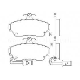 DP2630 Plaquettes de frein EBC Greenstuff 
