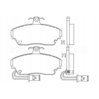 MDB1345 Plaquettes de frein Performance Mintex