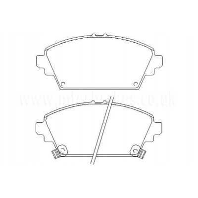 DP31339C Plaquettes de frein EBC Redstuff