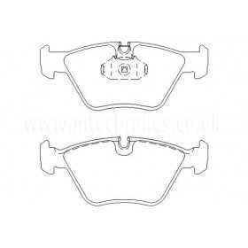 DP31552C Plaquettes de frein EBC Redstuff