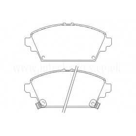 MTECPAD4306 Plaquettes de frein performance Brakes and Spacers