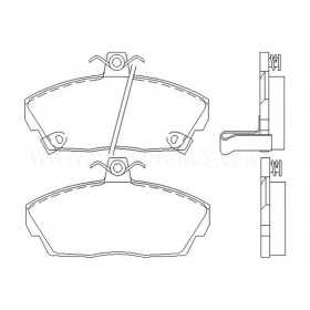 BW401 Plaquettes de frein Performance Brakeworld