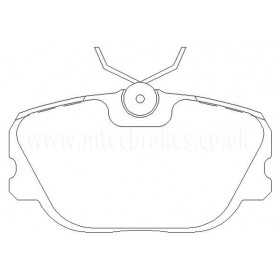 MDB1390 Plaquettes de frein Performance Mintex