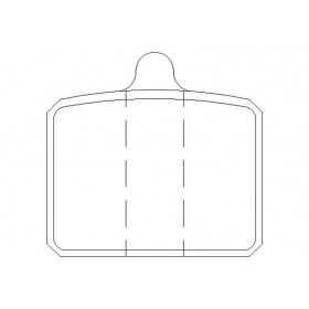 MDB1035 Plaquettes de frein Performance Mintex