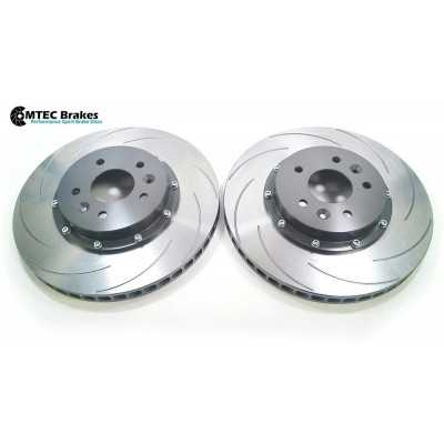 MTEC7009 345mm x 30mm - 2 Piece front brake disc and aluminium bells